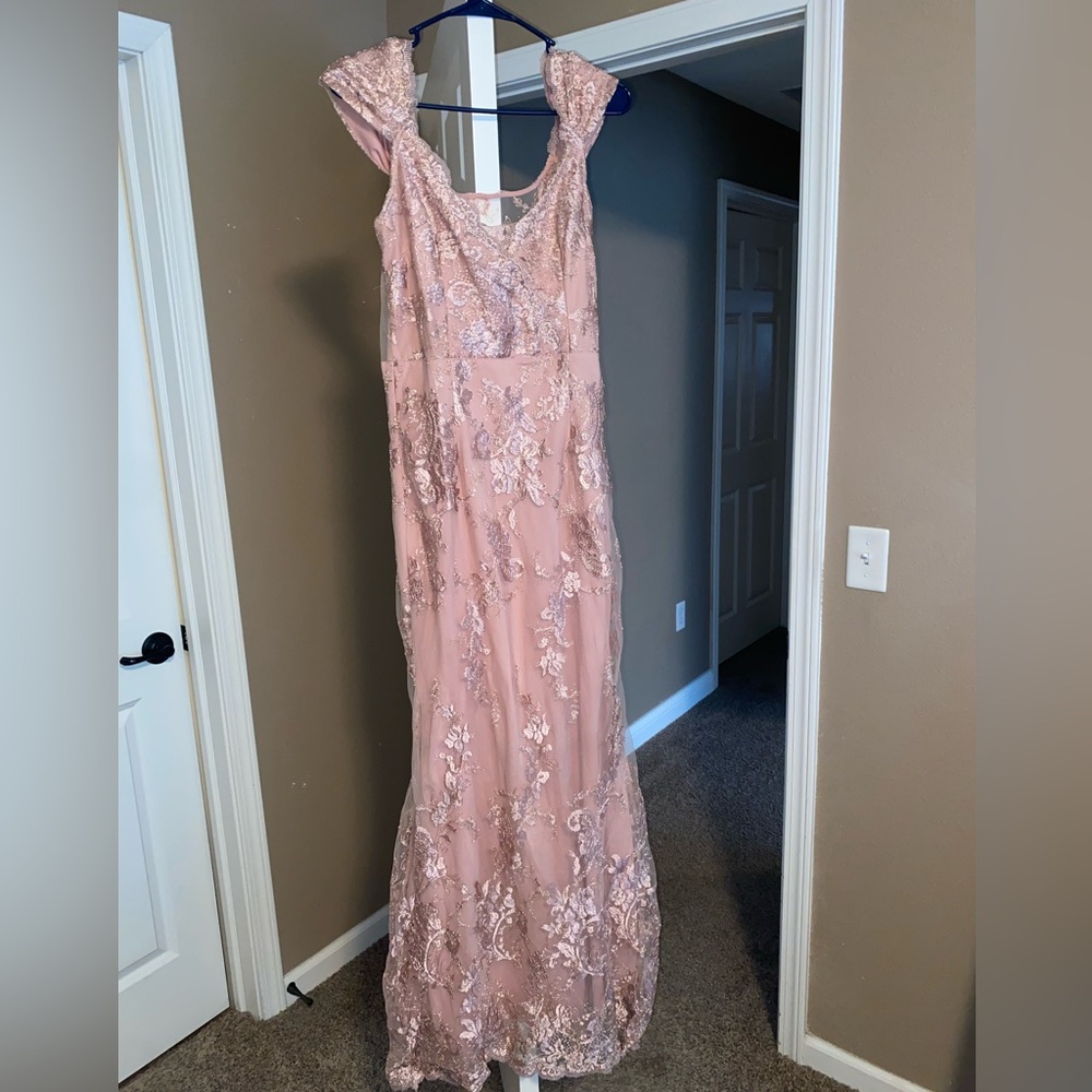 Blush pink gown